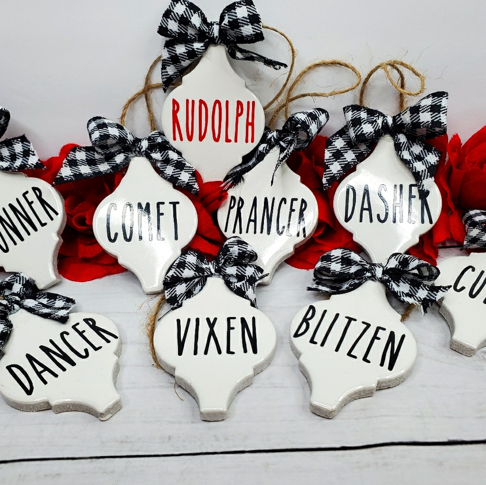 Rae dun inspired ornaments Reindeer